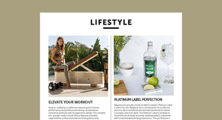  Lifestyle - Elevate your workout